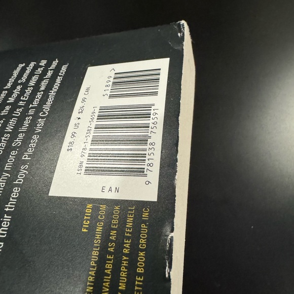 Too Late by Colleen Hoover - Paperback Novel - Picture 12 of 12